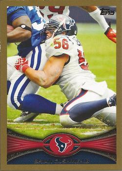 2012 Topps - Gold #16 Brian Cushing Front