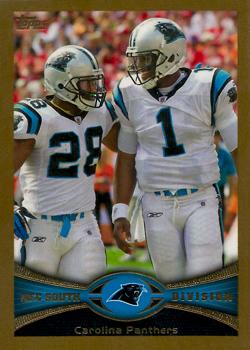 2012 Topps - Gold #282 Panthers Team Leaders Front