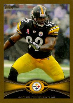 2012 Topps - Gold #299 James Harrison Front