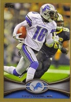 2012 Topps - Gold #29 Titus Young Front