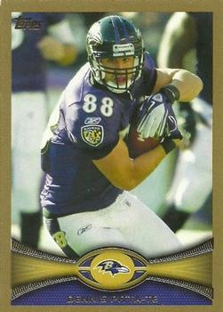 2012 Topps - Gold #45 Dennis Pitta Front