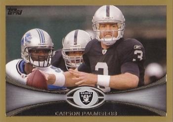 2012 Topps - Gold #75 Carson Palmer Front
