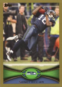 2012 Topps - Gold #94 Sidney Rice Front