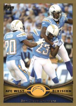 2012 Topps - Gold #101 Chargers Team Leaders Front