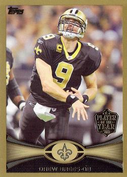 2012 Topps - Gold #111 Drew Brees Front