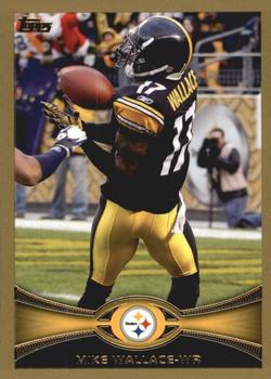 2012 Topps - Gold #125 Mike Wallace Front