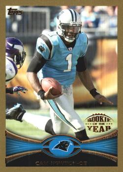 2012 Topps - Gold #141 Cam Newton Front