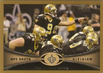 2012 Topps - Gold #145 Saints Team Leaders Front