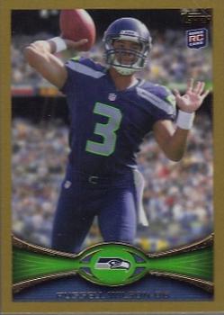 2012 Topps - Gold #165 Russell Wilson Front