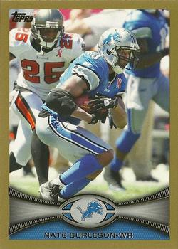 2012 Topps - Gold #268 Nate Burleson Front