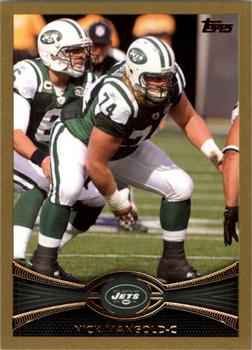 2012 Topps - Gold #269 Nick Mangold Front