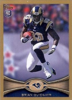 2012 Topps - Gold #279 Brian Quick Front