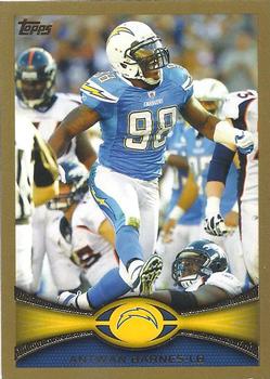 2012 Topps - Gold #309 Antwan Barnes Front