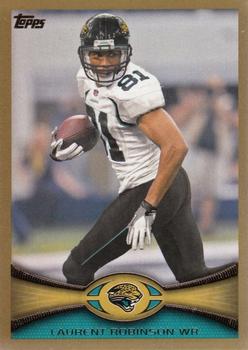 2012 Topps - Gold #333 Laurent Robinson Front