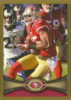 2012 Topps - Gold #335 Michael Crabtree Front