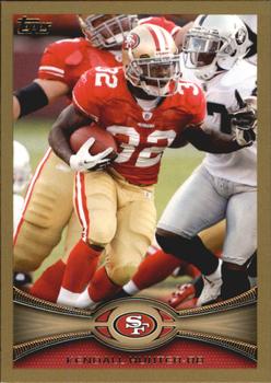 2012 Topps - Gold #336 Kendall Hunter Front