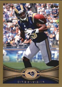 2012 Topps - Gold #357 Chris Givens Front