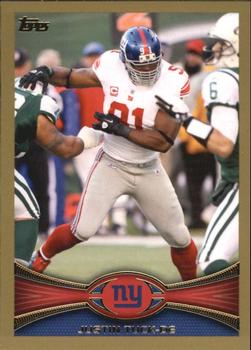 2012 Topps - Gold #373 Justin Tuck Front