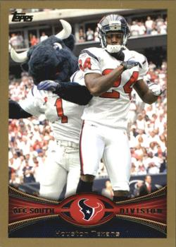 2012 Topps - Gold #395 Texans Team Leaders Front