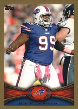 2012 Topps - Gold #408 Marcell Dareus Front