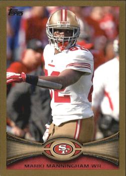 2012 Topps - Gold #426 Mario Manningham Front