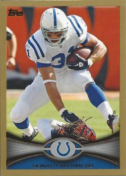2012 Topps - Gold #67 Donald Brown Front