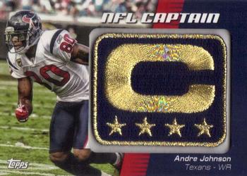 2012 Topps - NFL Captains Patches #NCP-AJ Andre Johnson Front