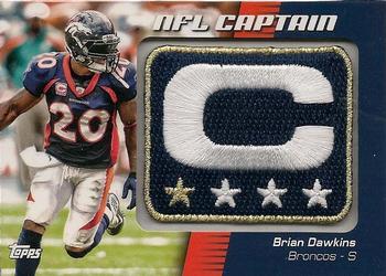 2012 Topps - NFL Captains Patches #NCP-BD Brian Dawkins Front