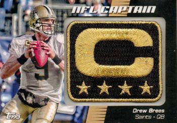 2012 Topps - NFL Captains Patches #NCP-DB Drew Brees Front