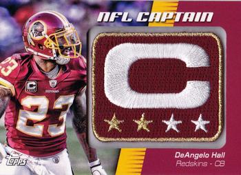 2012 Topps - NFL Captains Patches #NCP-DH DeAngelo Hall Front