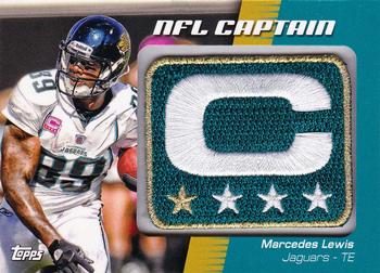 2012 Topps - NFL Captains Patches #NCP-ML Marcedes Lewis Front