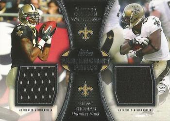 2012 Topps - Paramount Pairs Relics #PAR-CT Marques Colston / Pierre Thomas Front