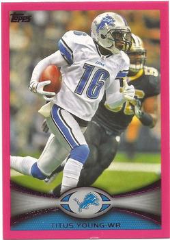 2012 Topps - Pink #29 Titus Young Front