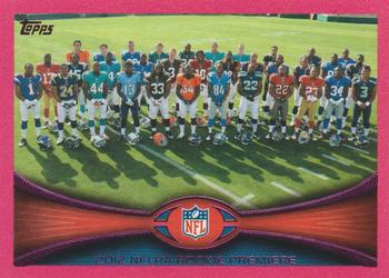 2012 Topps - Pink #73 2012 NFLPA Rookie Premiere Front
