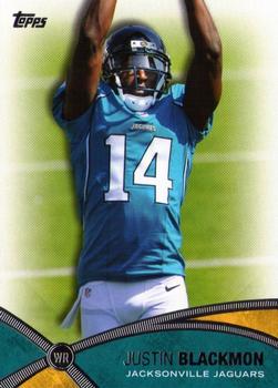 2012 Topps - Prolific Playmakers #PP-JBL Justin Blackmon Front