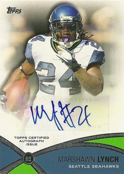 2012 Topps - Prolific Playmakers Autographs #PPA-ML Marshawn Lynch Front