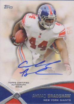 2012 Topps - Prolific Playmakers Autographs #PPA-AB Ahmad Bradshaw Front