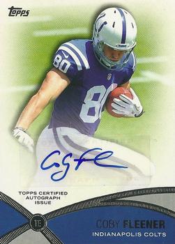 2012 Topps - Prolific Playmakers Autographs #PPA-CF Coby Fleener Front