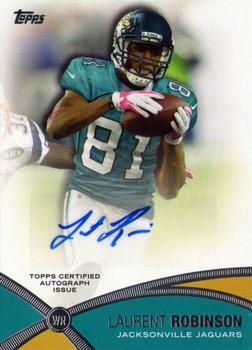 2012 Topps - Prolific Playmakers Autographs #PPA-LR Laurent Robinson Front