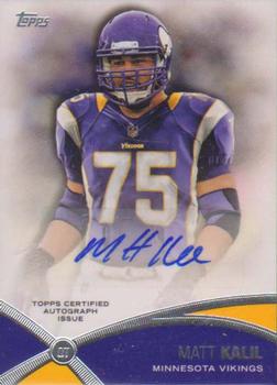 2012 Topps - Prolific Playmakers Autographs #PPA-MK Matt Kalil Front