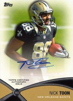 2012 Topps - Prolific Playmakers Autographs #PPA-NT Nick Toon Front