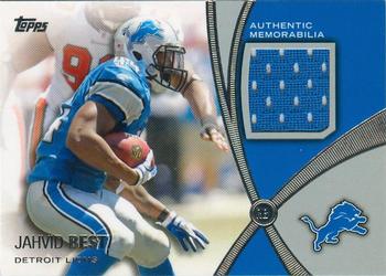 2012 Topps - Prolific Playmakers Relics #PPR-JB Jahvid Best Front