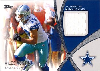 2012 Topps - Prolific Playmakers Relics #PPR-MA Miles Austin Front