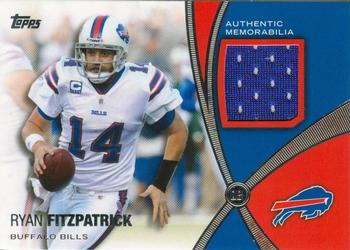 2012 Topps - Prolific Playmakers Relics #PPR-RF Ryan Fitzpatrick Front