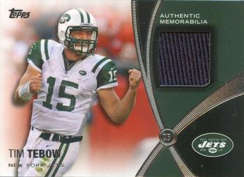 2012 Topps - Prolific Playmakers Relics #PPR-TT Tim Tebow Front