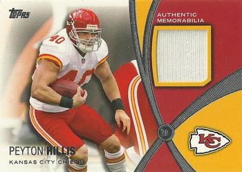 2012 Topps - Prolific Playmakers Relics #PPR-PH Peyton Hillis Front