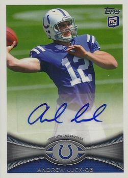 2012 Topps - Rookie Autographs #140 Andrew Luck Front