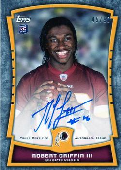 2012 Topps - Rookie Premiere Autographs #RPA-RG Robert Griffin III Front