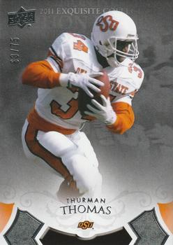 2011 Upper Deck Exquisite Collection #25 Thurman Thomas Front