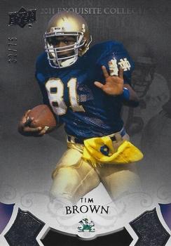 2011 Upper Deck Exquisite Collection #26 Tim Brown Front
